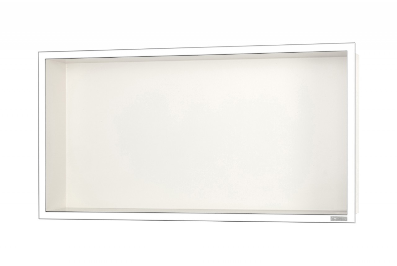 ESS BOX 10 Creme Wandnische 60x30x10 cm mit Rahmen Poliert, inkl. Rohbauset, BOX-60x30x10-PC BOX-60x30x10-PC