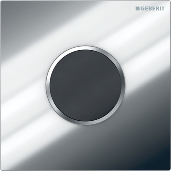 Geberit HyTronic Urinal-Steuerung Sigma10 hochglanz-verchromt Zink-Druckguss berührungslos Infrarot/