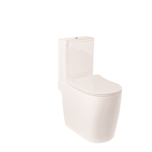KLUDI-RESA R Spiralflush-Stand-WC 60 cm Universalförmiger Abfluss Weiß glänzend