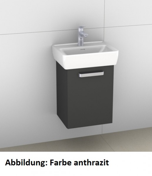 Artiqua 415 Waschtischunterschrank für Pro A 811951, Quarzgrau Matt Select, 415-WUT-L25-L-7163-173