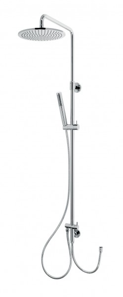 Kaja Ipuri-Standregenbrausesystem mit Hand- br., Teleskoprohr, Umstellung, velourschrom