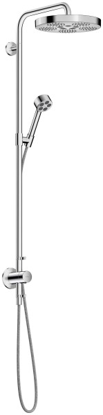 Hansgrohe Showerpipe Unterputz AXOR One mit Thermostat, Kopfbrause 280 1jet chrom, 48796000