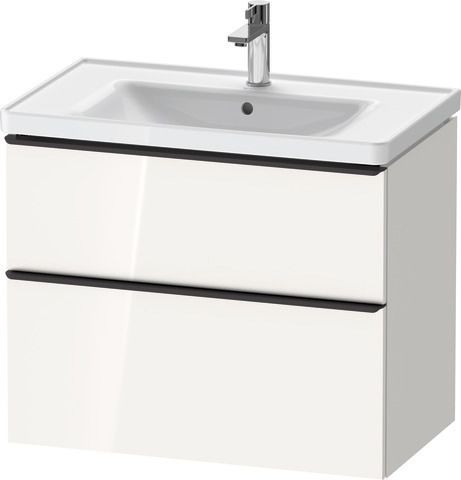 Duravit D-Neo Waschtischunterbau wandhängend Weiß Hochglanz 784x452x625 mm - DE43550BD220000