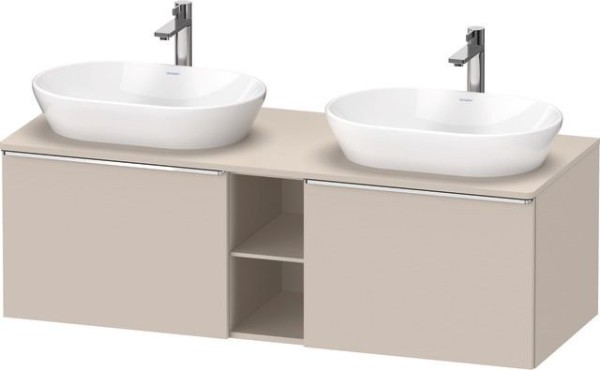 Duravit D-Neo Konsolenwaschtischunterbau wandhängend Taupe Matt 1400x550x459 mm - DE4950B10910000