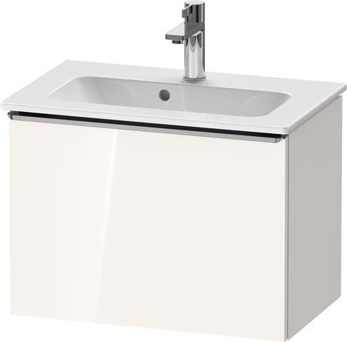 Duravit D-Neo Waschtischunterbau wandhängend Weiß Hochglanz 610x372x440 mm - DE4268070220000