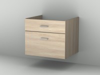 Sanipa Sanipa Waschtischunterschrank 2morrow MT31501, Weiss-Matt, H:510, B:600, T:520 mm