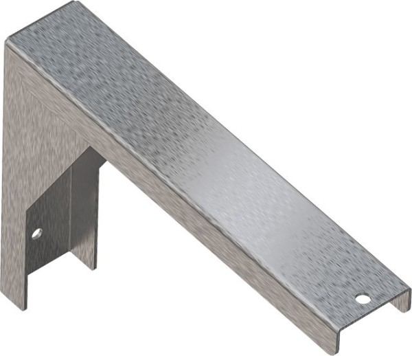 KWC Aquarotter Konsole, PLANOX, Edelstahl, Wandmontage, 45x180x240 mm, 2030043812