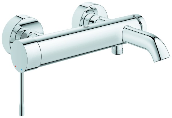 GROHE Wannenarmatur Essence Wandmontage eigensicher chrom, 25250001