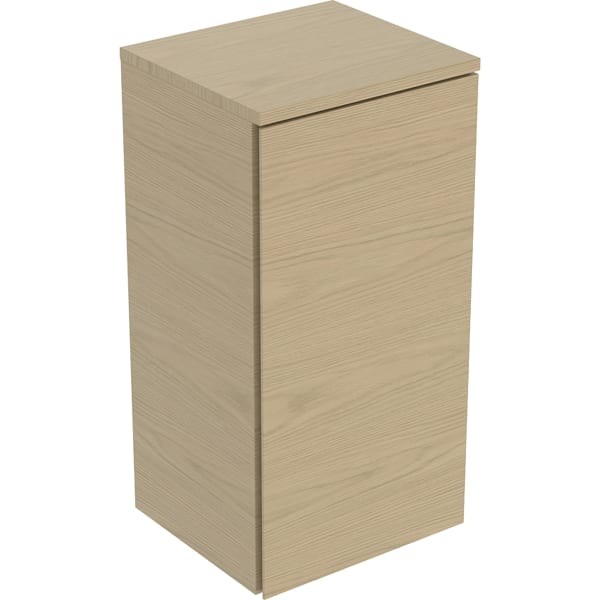 Geberit Renova Plan Seitenschrank mit einer Tür: 33x65x29.7cm, Eiche natur / Melamin, 504043PS1