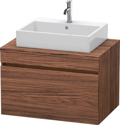 Duravit DuraStyle Konsolenwaschtischunterbau wandhängend Nussbaum dunkel Matt 800x548x512 mm - DS531