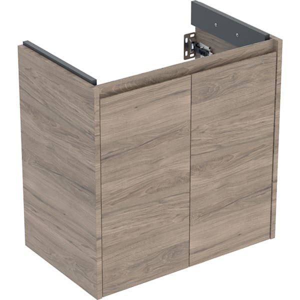 Geberit Renova Compact Unterschrank für Waschtisch, mit zwei Türen: 59.1x60.6x36.4cm, 504085JR1