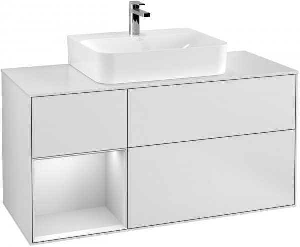 Villeroy & Boch Waschtischunterschrank Finion F16 1200x603x501mm WT mittig, F161MTMT