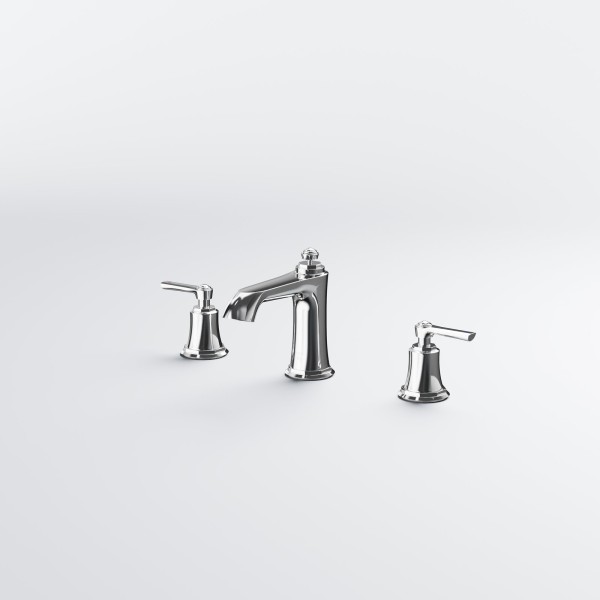Steinberg Serie 350 3-Loch Waschtisch-Armatur, mit Ablaufgarnitur, Ausladung 130mm, chrom, 350 2000