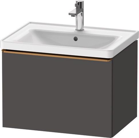Duravit D-Neo Waschtischunterbau wandhängend Graphit Matt 634x452x440 mm - DE4254004490000