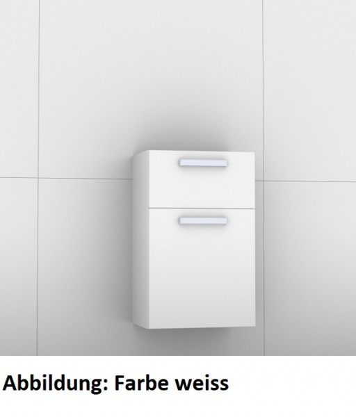 Artiqua 400 Midischrank, Oxid Dunkelgrau quer, 400-MTL-1-45-L-7184-723