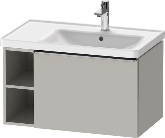Duravit D-Neo Waschtischunterbau wandhängend Betongrau Matt 784x452x440 mm - DE4257070070000