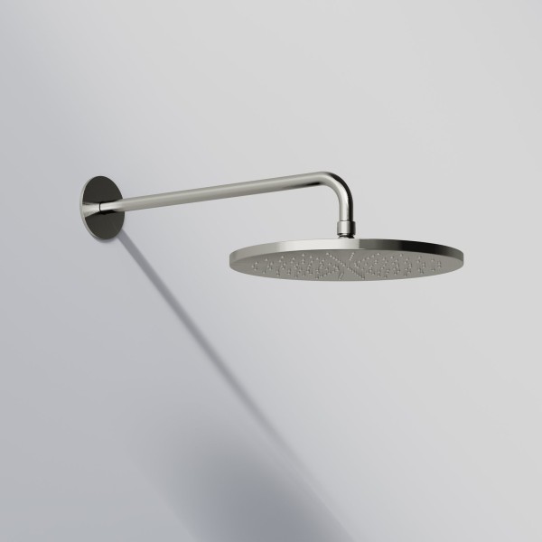 Steinberg Serie 100 Metall Regenbrause Ø300 mm x 8 mm, mit Easy-clean-system, brushed nickel