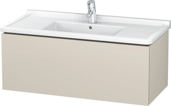 Duravit L-Cube Waschtischunterbau wandhängend Taupe Supermatt 1020x469x408 mm - LC616608383