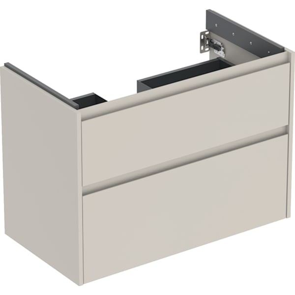 Geberit Renova Plan Unterschrank für Waschtisch, mit zwei Schubladen: 84.6x60.6x44.6cm, 504031DB1