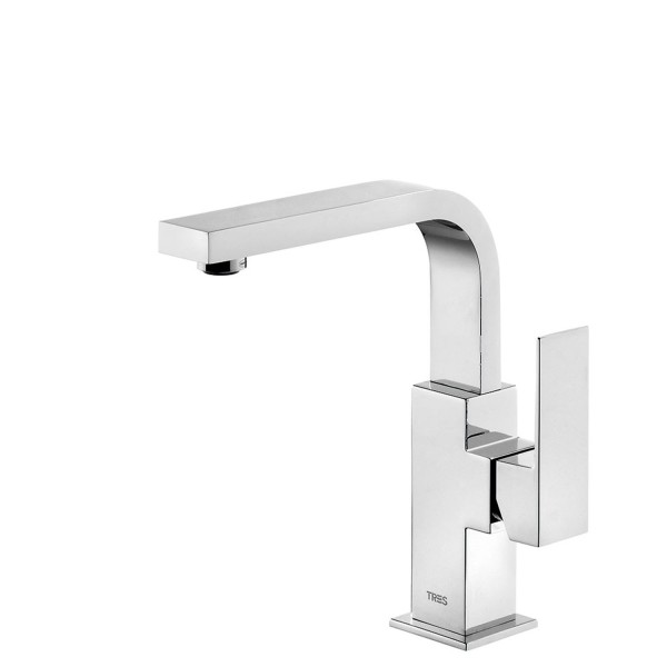 Tres Einhebel Waschtischmischer mit seitlichem Hebel. , 106603