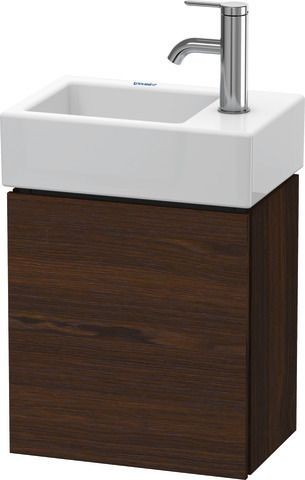 Duravit L-Cube Waschtischunterbau wandhängend Nussbaum gebürstet Matt 364x241x400 mm - LC6293L6969