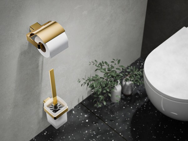 emco loft Bürstengarnitur Glasteil satiniert, gold, 051500700