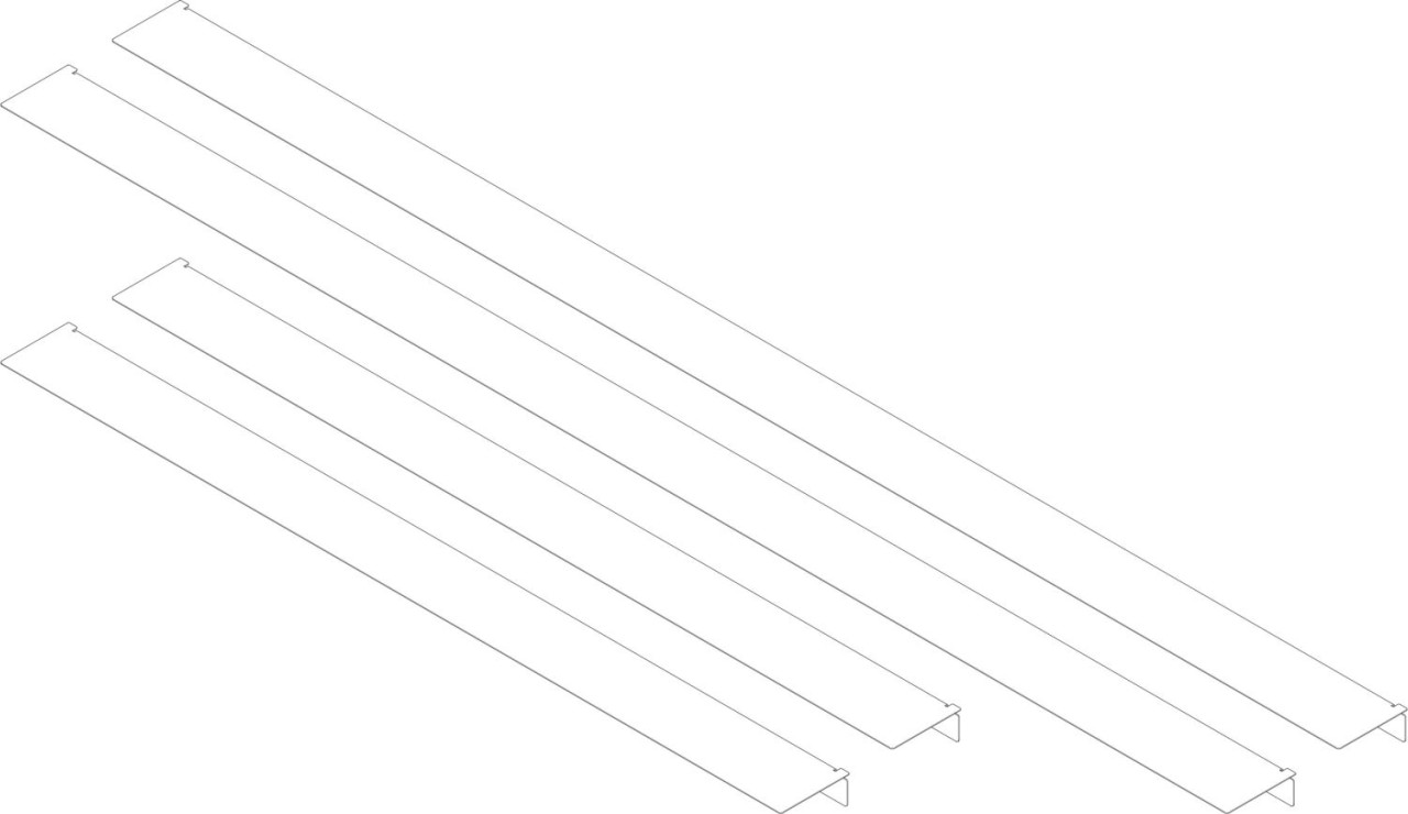Dornbracht Befestigung Montagewinkel Decke Ersatzteile 90172017100 1100 x 25 x 61,5 mm 9017201710090