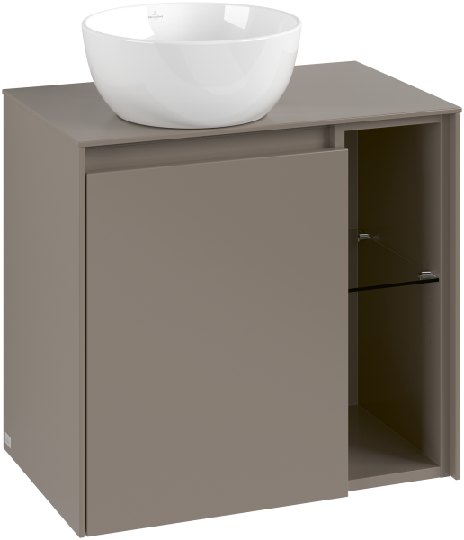 Villeroy & Boch Waschtischunterschrank Collaro 600x548x380mm 1trg. A:li Waschbecken li Wine Red