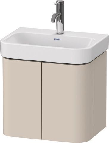 Duravit Happy D.2 Plus Waschtischunterbau wandhängend Taupe Supermatt 475x350x415 mm - HP43840838300