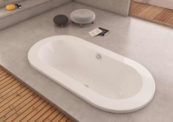 Hoesch Badewanne Starck 1 1800x900, weiß