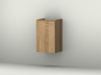 Sanipa Sanipa Waschtischunterschrank mit Tür 2day SX83443L, Weiss-Soft, H:475, B:300, T:260 mm