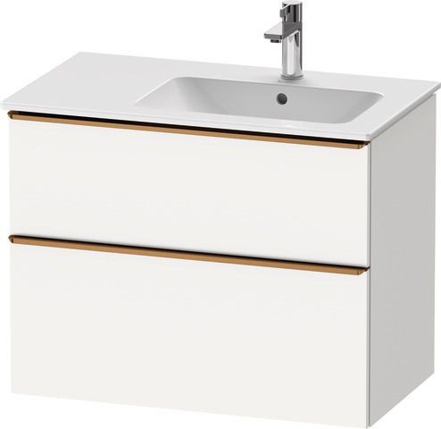 Duravit D-Neo Waschtischunterbau wandhängend Weiß Matt 810x462x625 mm - DE4367004180000