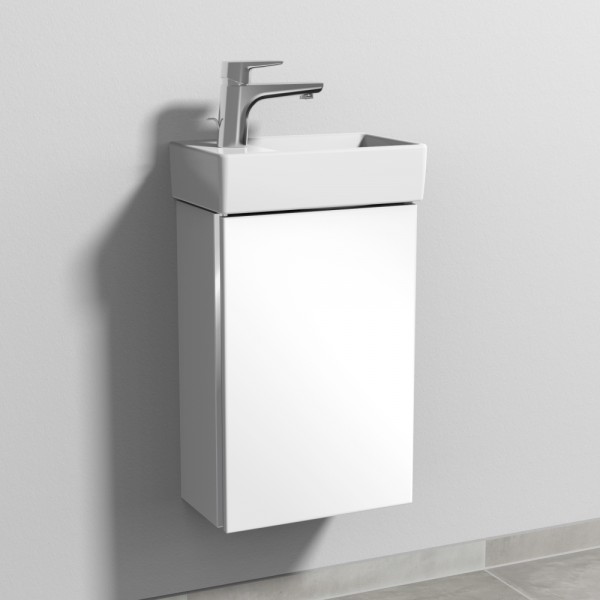 Sanipa 3way Waschtischunterbau zu Villeroy & Boch Avento Waschtisch mit 1 Tür, Weiß-Glanz