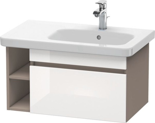 Duravit DuraStyle Waschtischunterbau wandhängend Weiß & Basalt Hochglanz & Matt 730x448x398 mm - DS6