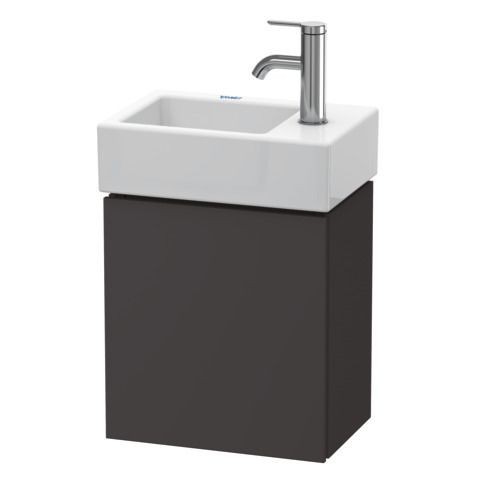 Duravit L-Cube Waschtischunterbau wandhängend Graphit Supermatt 364x241x400 mm - LC6293R8080