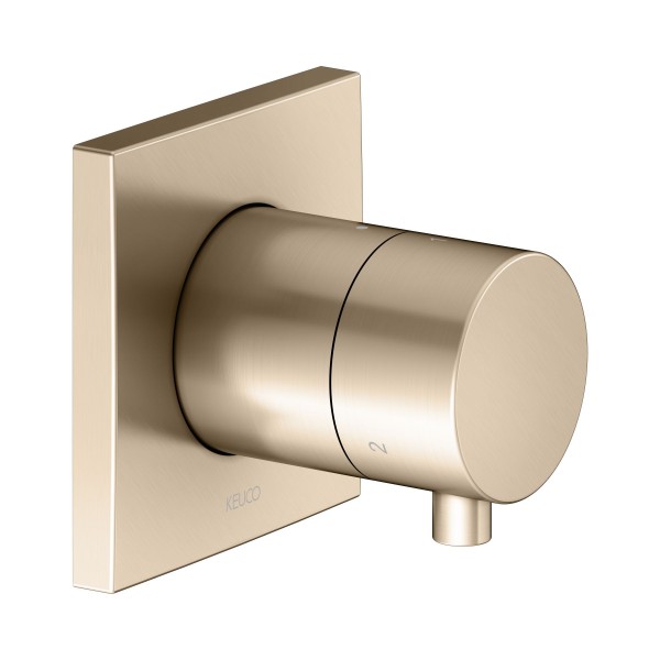 Keuco 3-Wege Umstellventil IXMO Comf.59548, eckig, Bronze gebürstet,59548031002