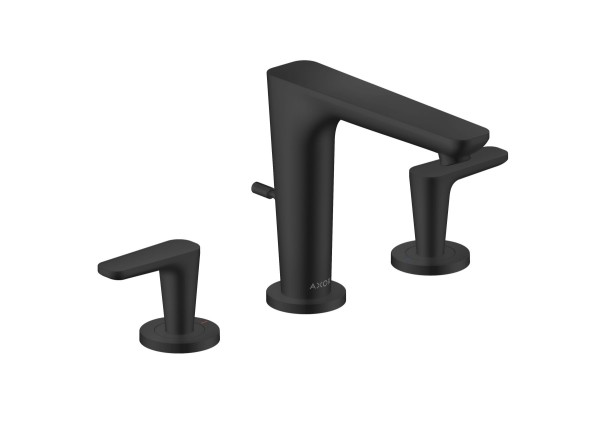 Hansgrohe 3-Loch WTA 125 Axor Citterio C mit Zugstangen Ablaufg. mattschwarz, 49060670