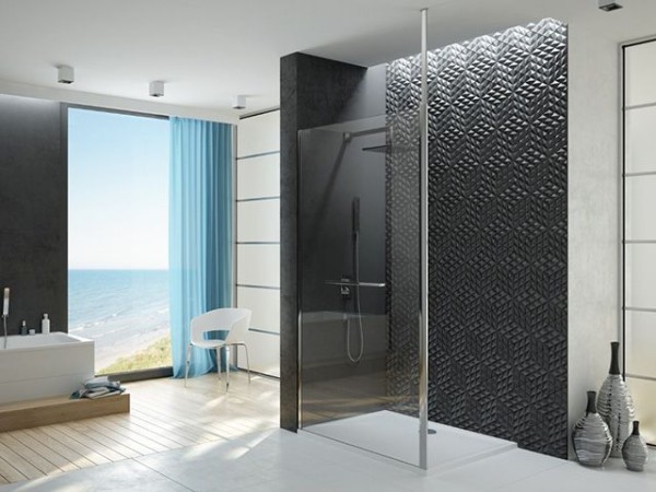 Hoesch Duschabtrennung Muna Eckversion 800 Seiteneinstieg