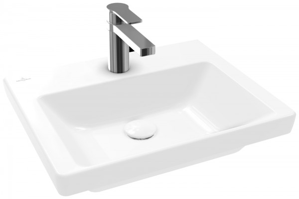 Villeroy & Boch Subway 3.0 Handwaschbecken, 500 x 400 x 145 mm, Weiß Alpin, ohne Überlauf, ungeschli