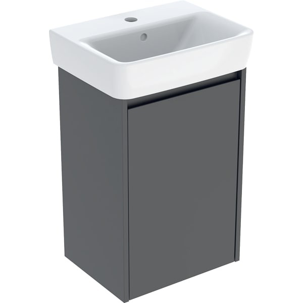 Geberit Renova Plan Set Handwaschbecken mit Unterschrank, eine Tür: 45x69.7x34cm, Breite, 504034JK1
