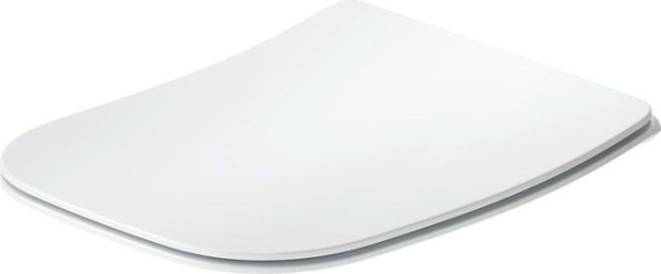 Duravit Universal WC-Sitz Eckig Tief 434mm überlappend