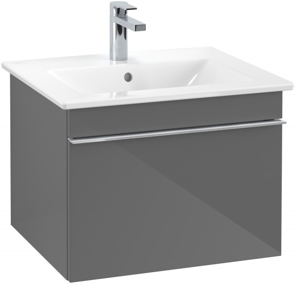 Villeroy & Boch Waschtischunterschrank Venticello A93201FP, B:553, H:420, T:502mm, Glossy Grey