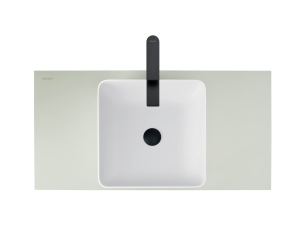 Duravit Sivida Aufsatzbecken eckig 400mm, DuroCast Plus