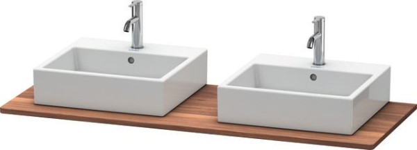 Duravit XSquare Konsole Amerikanischer Nussbaum Matt 1400x550x20 mm - XS064GB7777