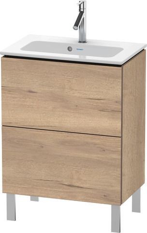 Duravit L-Cube Waschtischunterschrank bodenstehend Cp 620x391x704 Az 2 Ei