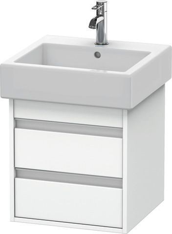 Duravit Ketho Waschtischunterbau wandhängend Weiß Matt 450x440x480 mm - KT663501818