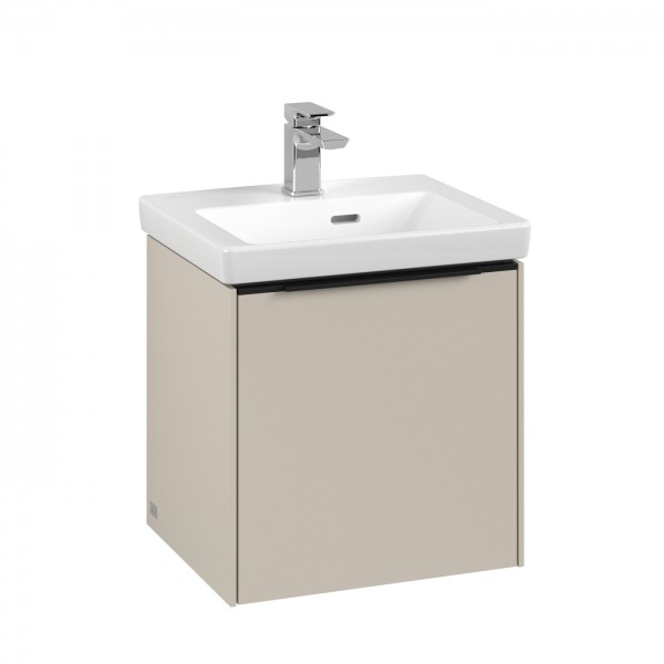 Villeroy & Boch Subway 3.0 Waschbeckenunterschrank, 1 Tür, 423 x 432 x 361,5 mm, Cashmere Grey / Cas