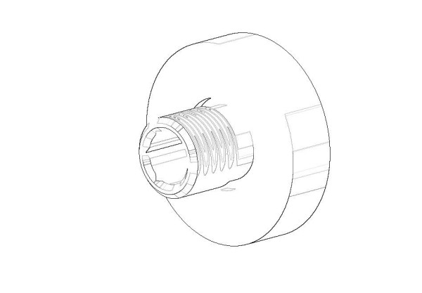 Dornbracht Adapter Ersatzteile 081797513 D. 40 x 25 mm Chrom