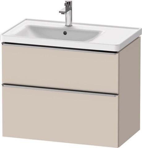 Duravit D-Neo Waschtischunterbau wandhängend Taupe Matt 784x452x625 mm - DE4357070910000
