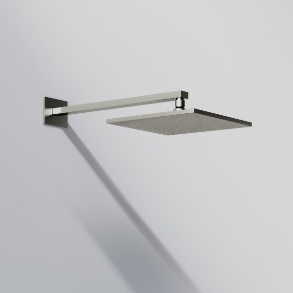 Steinberg Serie 120 Regenbrause 300 x 300 x 8 mm, mit Easy-clean-system, brushed nickel, 120 1686 BN